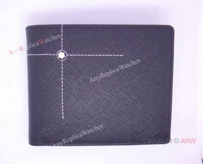 Mont Blanc Black Leather Gift Wallet / Montblanc Replica Wallet